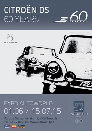 L’exposition &#039;La Citroën DS a 60 Ans&#039; à Autoworld