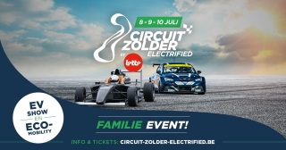 Circuit Zolder présente le tout premier événement auto et sport auto 100% électrique en Belgique