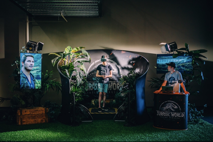 Jurassic World : Fallen Kingdom 4D VR-Experience Pop-up Tour