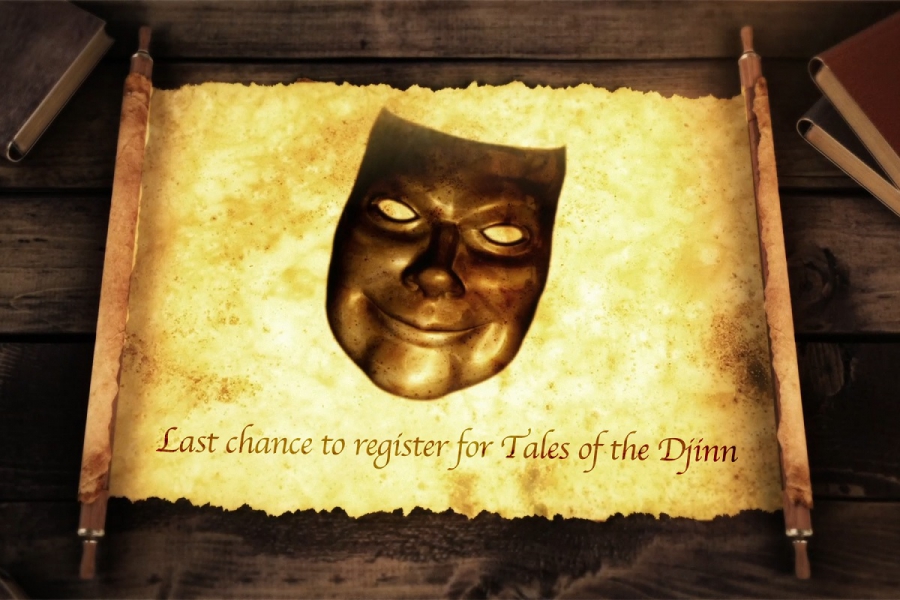DERNIÈRE CHANCE de vous inscrire pour le spectacle ‘Tales of the Djinn’ d’Art Of Confusion