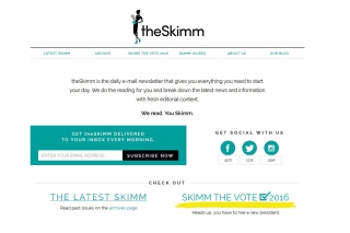 Think outside the e-mail: comment la newsletter de theSkimm se distingue par son contenu