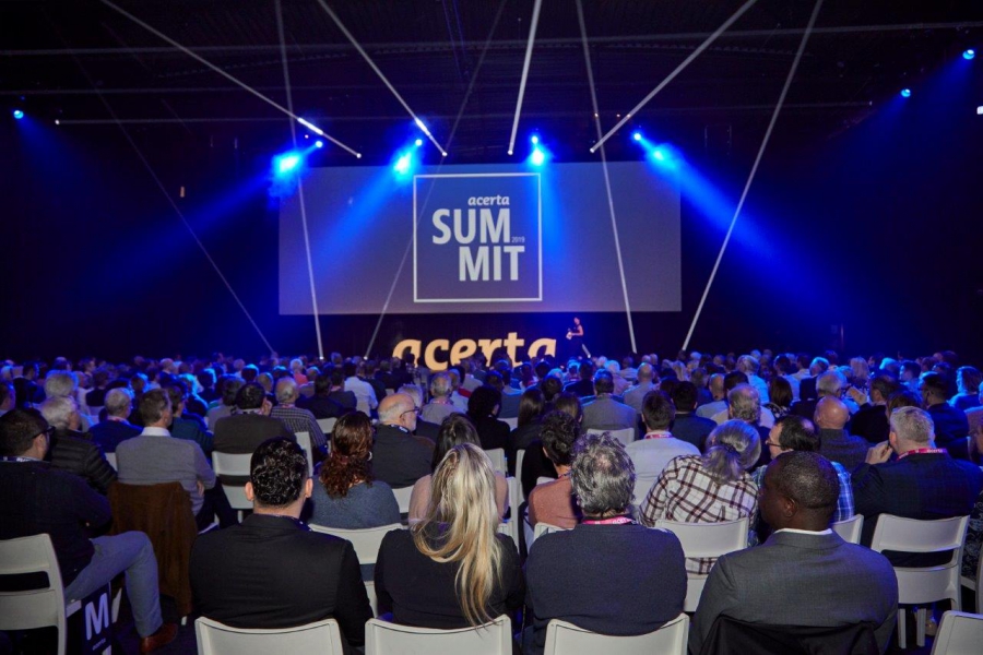 Play AV ondersteunt de Acerta Summit 2019 in Docks Dome