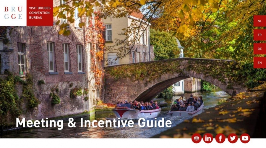 Tout nouveau Meeting &amp; Incentive Guide Bruges en format digital – Disponible dès à présent