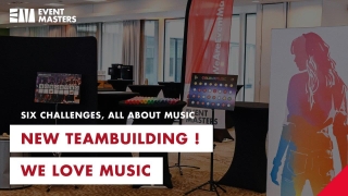 ‘We Love Music’ – le nouveau teambuiling indoor parfait pour cet hiver !